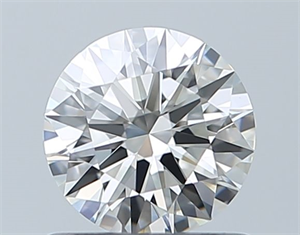 Picture of Natural Diamond 0.70 Carats, Round with Excellent Cut, G Color, VVS2 Clarity and Certified by GIA