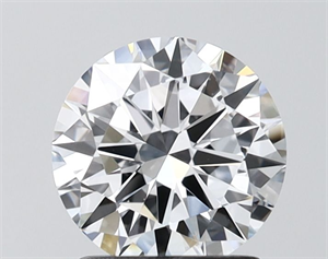 Picture of Lab Grown Diamond 1.51 Carats, Round with Excellent Cut, F Color, VVS2 Clarity and Certified by IGI