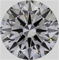 Natural Diamond 0.40 Carats, Round with Excellent Cut, E Color, VVS1 Clarity and Certified by GIA