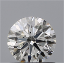 Natural Diamond 0.70 Carats, Round with Excellent Cut, F Color, IF Clarity and Certified by IGI