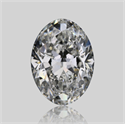Natural Diamond 2.01 Carats, Oval with  Cut, E Color, SI2 Clarity and Certified by GIA