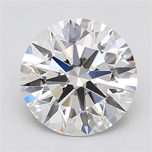 Picture of Lab Grown Diamond 4.51 Carats, Round with Ideal Cut, E Color, IF Clarity and Certified by IGI