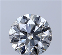 Natural Diamond 0.70 Carats, Round with Very Good Cut, E Color, I1 Clarity and Certified by GIA