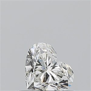Picture of Natural Diamond 0.50 Carats, Heart with  Cut, I Color, VVS2 Clarity and Certified by GIA