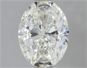Diamante Natural 0.91 quilates, Ovalado , Color H, claridad SI1 y certificado GIA