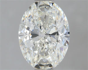 Foto Diamante Natural 0.91 quilates, Ovalado , Color H, claridad SI1 y certificado GIA de