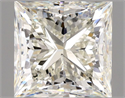 Natural Diamond 1.70 Carats, Princess with  Cut, K Color, SI1 Clarity and Certified by GIA