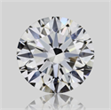 Natural Diamond 2.20 Carats, Round with Excellent Cut, E Color, VVS1 Clarity and Certified by GIA