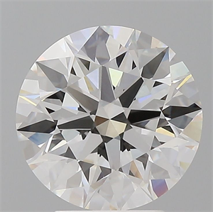 Picture of Lab Grown Diamond 3.58 Carats, Round with Ideal Cut, E Color, VVS2 Clarity and Certified by IGI