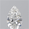 Natural Diamond 0.52 Carats, Pear with  Cut, G Color, VS1 Clarity and Certified by GIA