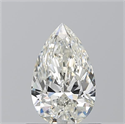 Natural Diamond 0.72 Carats, Pear with  Cut, I Color, VS2 Clarity and Certified by GIA
