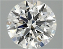 Lab Grown Diamond 2.03 Carats, Round with Excellent Cut, G Color, IF Clarity and Certified by IGI