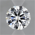 Lab Grown Diamond 1.07 Carats, Round with Excellent Cut, D Color, VVS1 Clarity and Certified by IGI
