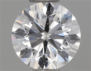 Picture of Natural Diamond 0.55 Carats, Round with Excellent Cut, E Color, SI1 Clarity and Certified by IGI