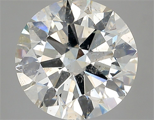 Picture of Natural Diamond 5.07 Carats, Round with Excellent Cut, I Color, SI2 Clarity and Certified by IGI