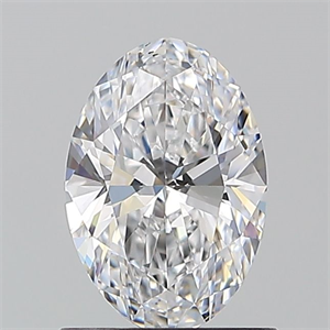 Picture of Natural Diamond 0.90 Carats, Oval with  Cut, D Color, VS2 Clarity and Certified by GIA