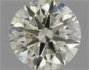 Natural Diamond 0.70 Carats, Round with Very Good Cut, L Color, VVS1 Clarity and Certified by GIA