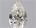Natural Diamond 0.60 Carats, Pear with  Cut, J Color, VVS2 Clarity and Certified by GIA