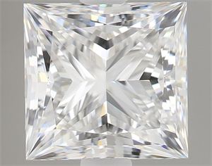Foto Diamante Natural 0.80 quilates, Princesa , Color E, claridad IF y certificado GIA de