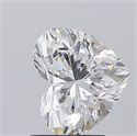 Natural Diamond 2.01 Carats, Heart with  Cut, D Color, VS2 Clarity and Certified by GIA