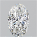 Diamante Natural 0.70 quilates, Ovalado , Color D, claridad VS2 y certificado GIA