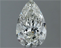 Natural Diamond 0.51 Carats, Pear with  Cut, H Color, VVS1 Clarity and Certified by IGI