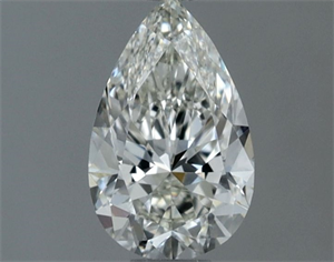 Picture of Natural Diamond 0.51 Carats, Pear with  Cut, H Color, VVS1 Clarity and Certified by IGI