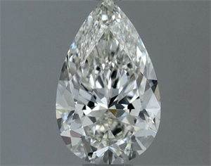Picture of Natural Diamond 0.51 Carats, Pear with  Cut, H Color, VVS1 Clarity and Certified by IGI