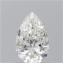 Natural Diamond 1.02 Carats, Pear with  Cut, J Color, SI2 Clarity and Certified by GIA