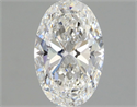 Diamante Natural 0.70 quilates, Ovalado , Color F, claridad VVS2 y certificado GIA