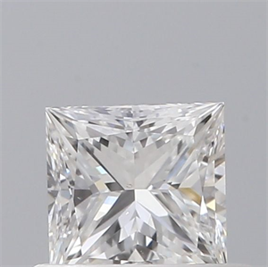 Picture of Natural Diamond 0.50 Carats, Princess with  Cut, D Color, VS2 Clarity and Certified by GIA