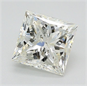 Diamante Natural 1.51 quilates, Princesa , Color K, claridad I1 y certificado GIA