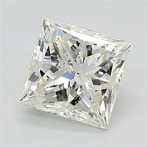 Foto Diamante Natural 1.51 quilates, Princesa , Color K, claridad I1 y certificado GIA de