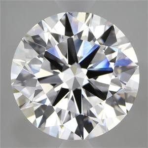 Picture of Lab Grown Diamond 4.54 Carats, Round with Ideal Cut, D Color, VVS2 Clarity and Certified by IGI