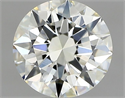 Diamante Natural 0.50 quilates, Redondo , Color L, claridad VVS1 y certificado GIA