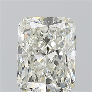 Picture of Natural Diamond 0.90 Carats, Radiant with  Cut, I Color, VS1 Clarity and Certified by IGI