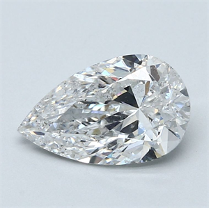 Picture of Natural Diamond 2.01 Carats, Pear with  Cut, G Color, SI2 Clarity and Certified by GIA