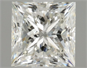 Natural Diamond 1.06 Carats, Princess with  Cut, J Color, VS2 Clarity and Certified by GIA