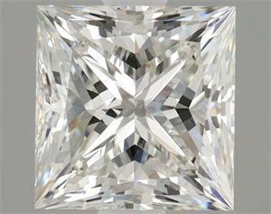 Picture of Natural Diamond 1.06 Carats, Princess with  Cut, J Color, VS2 Clarity and Certified by GIA