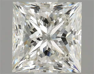Picture of Natural Diamond 1.06 Carats, Princess with  Cut, J Color, VS2 Clarity and Certified by GIA