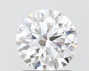 Picture of Lab Grown Diamond 1.50 Carats, Round with Excellent Cut, E Color, VVS2 Clarity and Certified by IGI