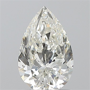 Picture of Natural Diamond 1.20 Carats, Pear with  Cut, J Color, SI2 Clarity and Certified by GIA