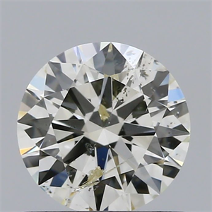 Picture of Natural Diamond 0.70 Carats, Round with Excellent Cut, I Color, SI2 Clarity and Certified by IGI