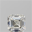Diamante Natural 1.01 quilates, Asscher , Color I, claridad VVS1 y certificado GIA