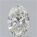 Diamante Natural 0.70 quilates, Ovalado , Color H, claridad VVS1 y certificado GIA