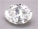Natural Diamond 1.20 Carats, Oval with  Cut, D Color, SI2 Clarity and Certified by GIA