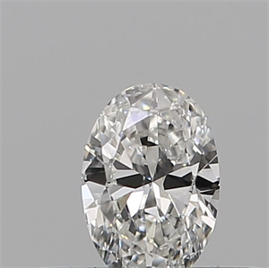 Picture of Natural Diamond 0.19 Carats, Oval with  Cut, H Color, VS1 Clarity and Certified by GIA