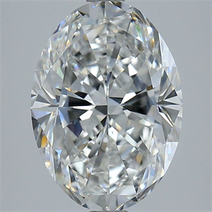 Foto Diamante Natural 5.02 quilates, Ovalado , Color F, claridad VS1 y certificado GIA de