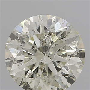 Picture of Natural Diamond 1.08 Carats, Round with Excellent Cut, L Color, I1 Clarity and Certified by IGI