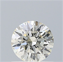 Natural Diamond 0.55 Carats, Round with Excellent Cut, I Color, VS2 Clarity and Certified by IGI